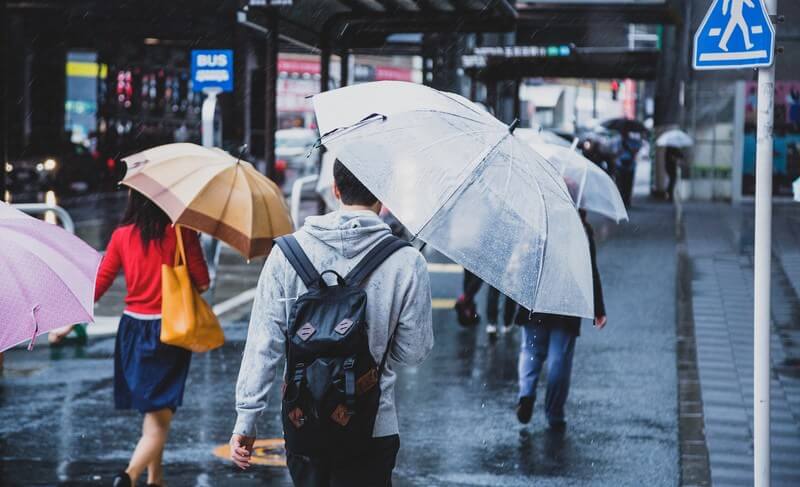 雨の日