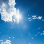 青空と太陽