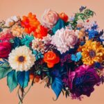 色とりどりの花